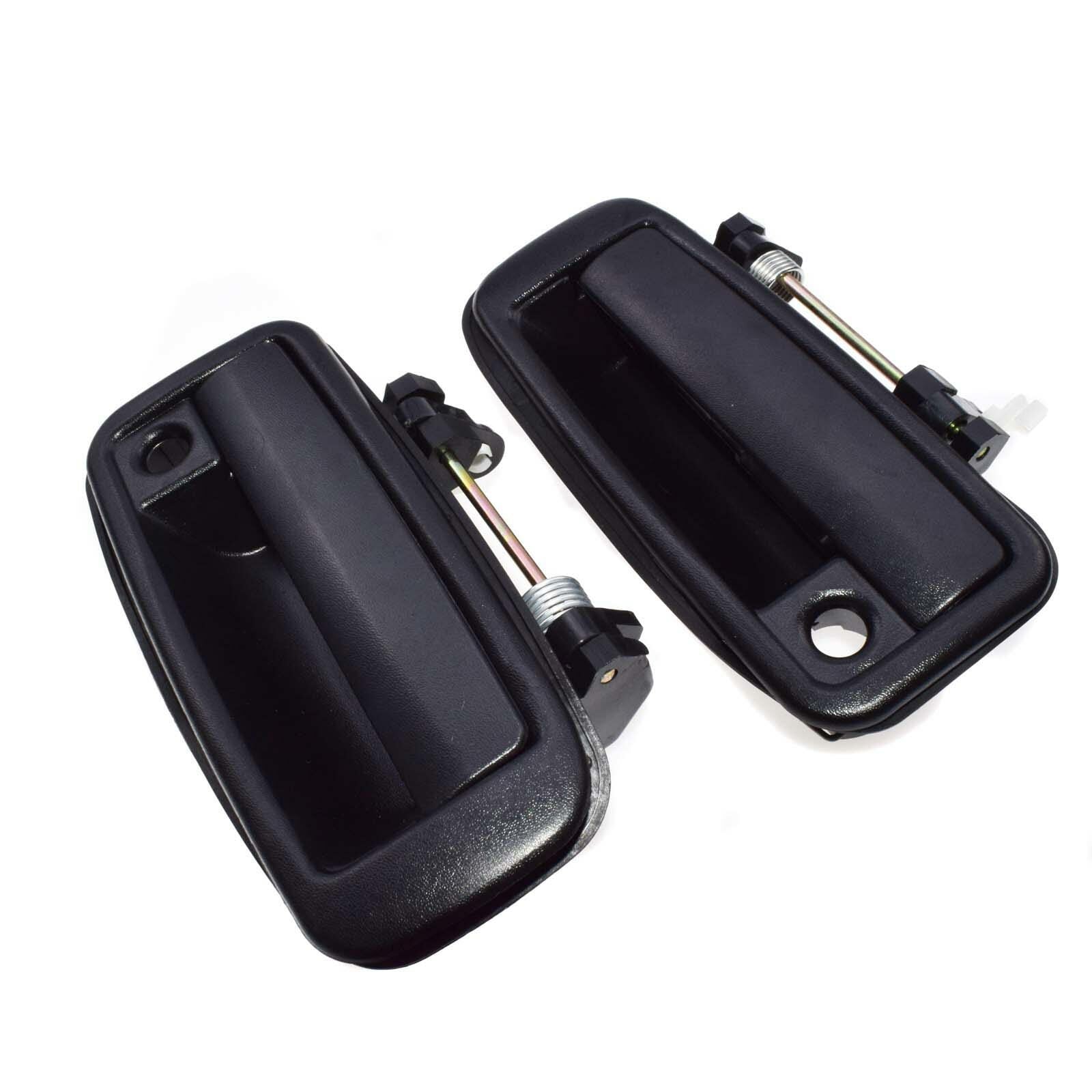 Two exterior door handles for Toyota for Corolla 1988-92 6922012110 (Front, Left, Right)