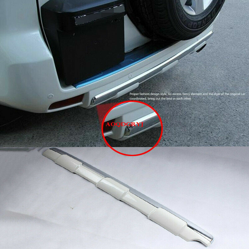 Chrome Rear Bumper Protector Cover Trim Guard for Toyota Prado FJ150 2010-2017
