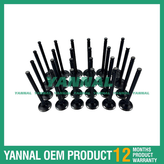New P222LE Intake and Exhaust Valve Kit (mm) for Doosan Engines