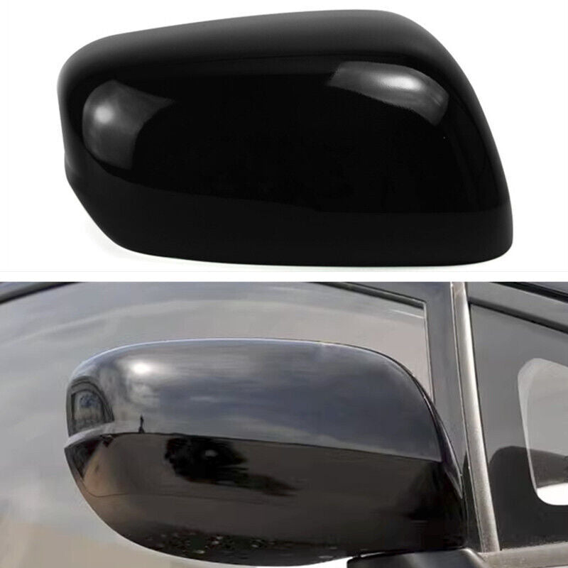 Black Rearview Mirror Cover Shell Housing Cap for Honda Fit/Jazz 09-13 Right Sid
