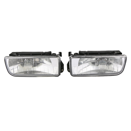 Front bumper fog light with bulbs for BMW E36 1992 - 98, transparent lens housing
