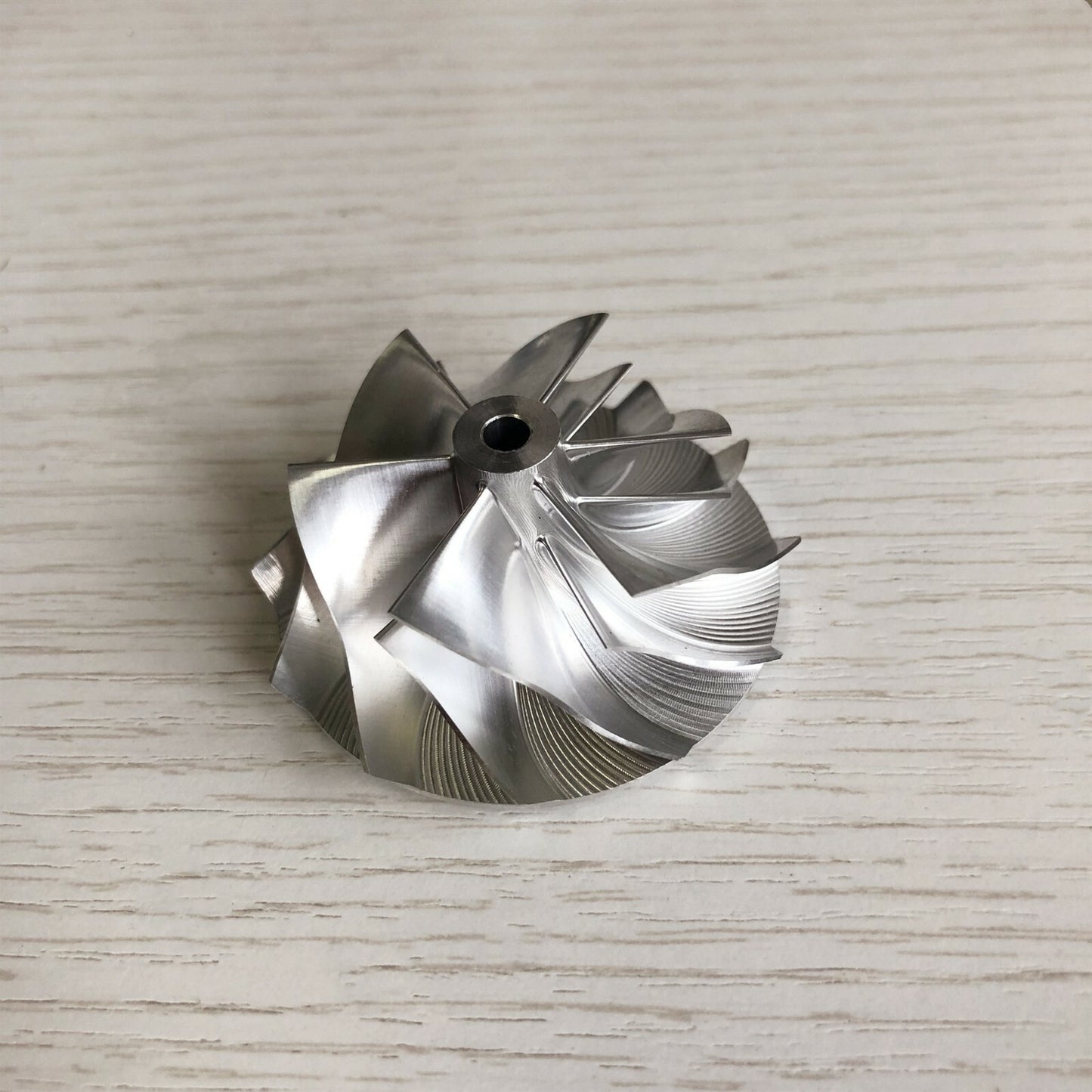 TD03 10T 6+6 Blade 38.00/48.00 mm High-Performance Turbine Billet Compressor Wheel