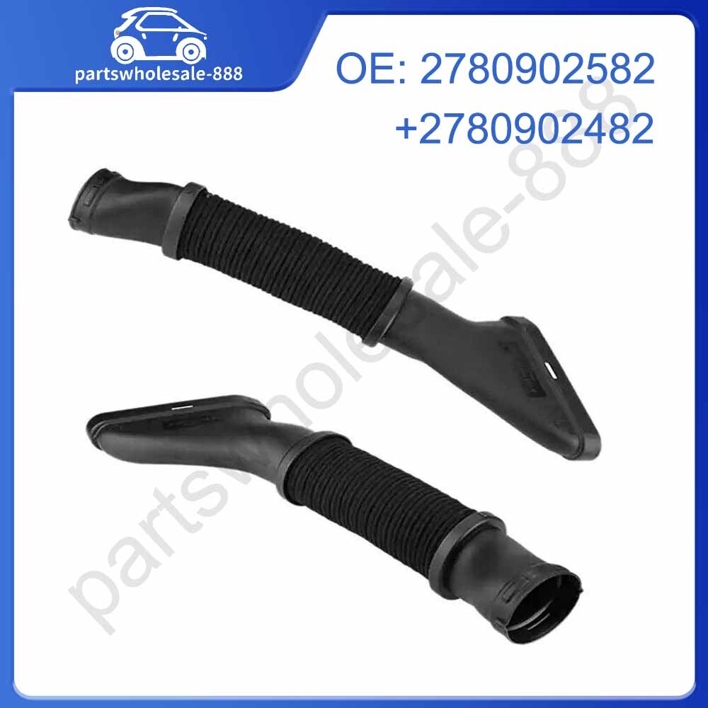 1Pair Air Intake Hose LeftRight Side for Benz GL450 GL550 GLS550 ML550 V8 12-18