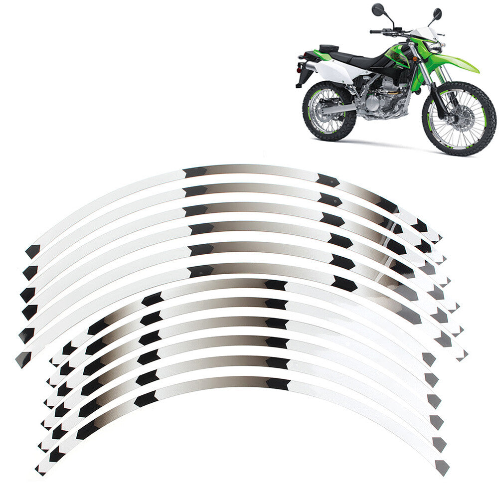 21 19 Rim Wheel Decals White for Honda CRF 450R 2002-2021 CRF 250R 2003-21 04