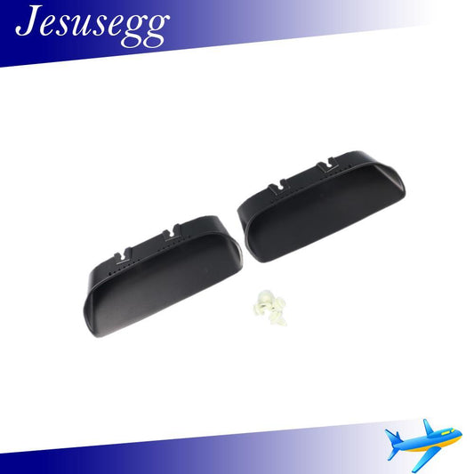 Pair Redeye Hood Bezels Left Right Side For 2019-2020 for Challenger Black