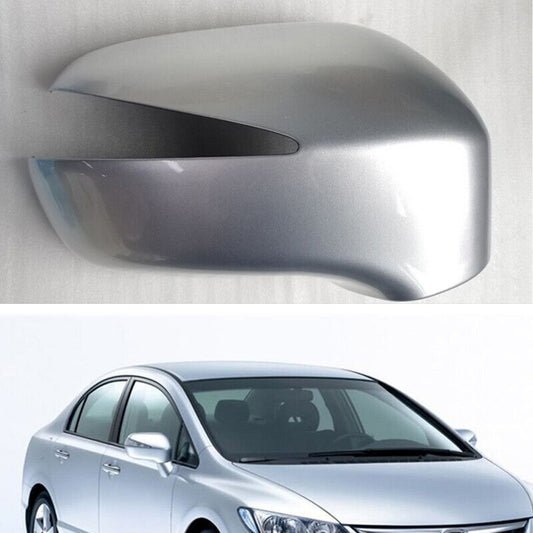 Silver Right Car Rearview Mirror Cover Housing Cap Fit for Honda for Civic 2006-2011