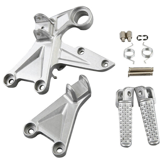 for HONDA 2008 2009 10 11 CBR 1000RR Front Rider Footrest Foot Pegs Brackets