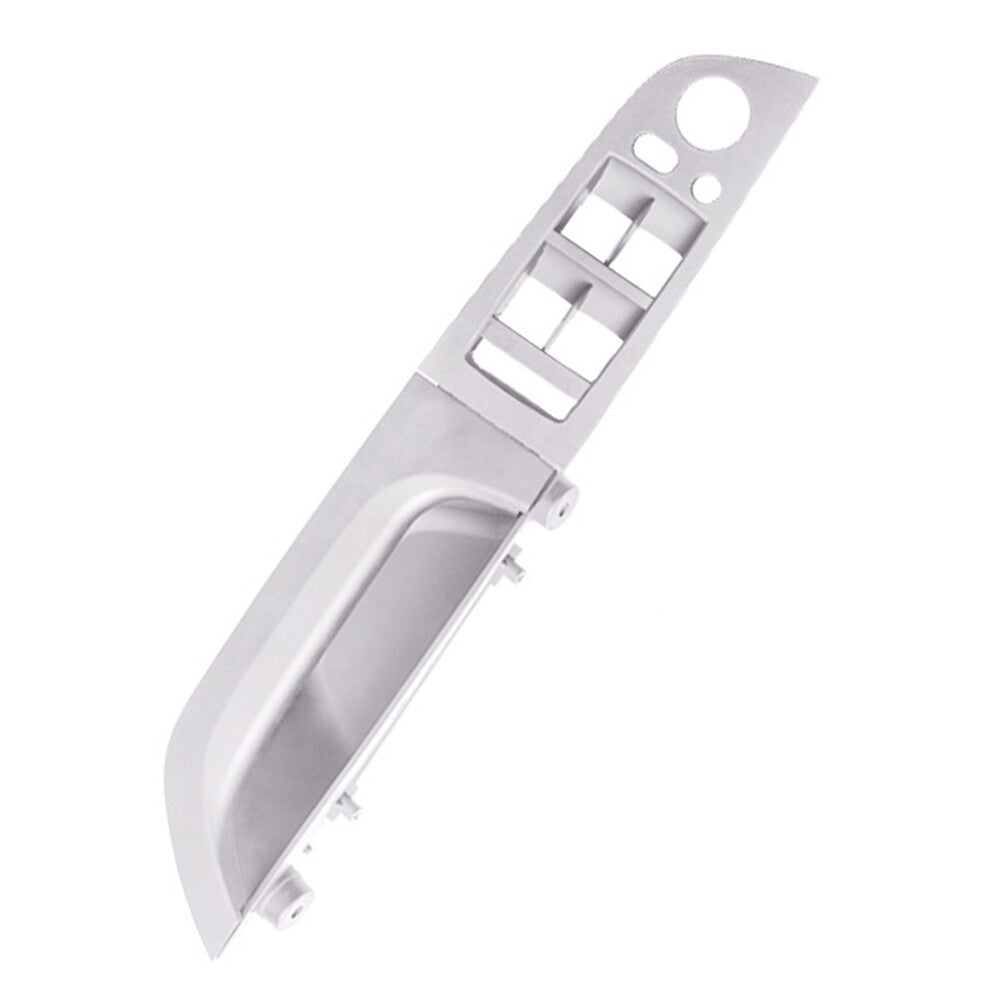 Grey Front Inner Door Panel Handle Pull Trim Cover for BMW 3 Series E90 2005-12