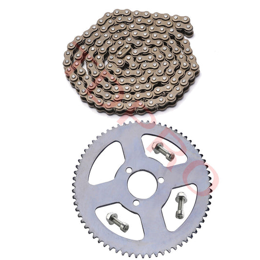 25H Chain 136 Links +68T 29mm Rear Sprocket for 49cc Electric Scooter ATV Quad