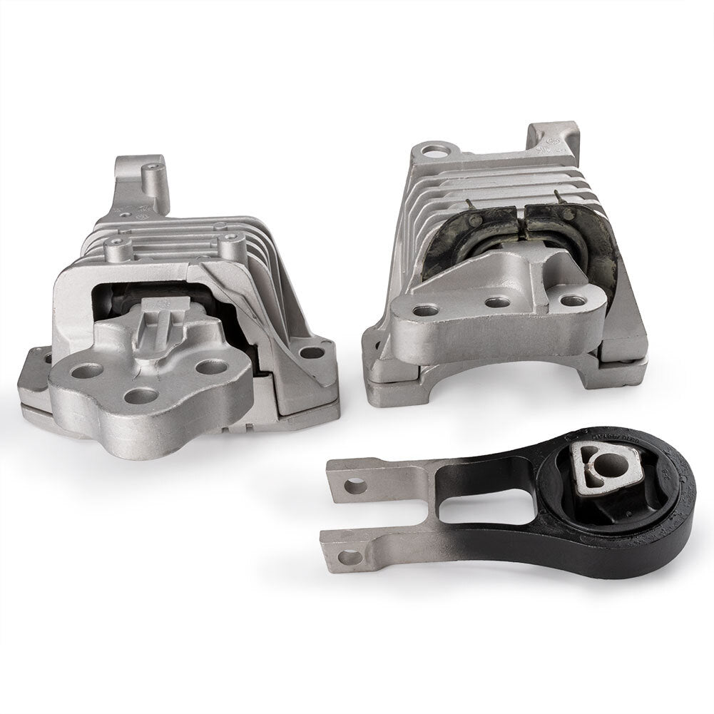 3PCS Complete Engine Motor Transmission Mount Set Fits for Jeep Cherokee 2.4L 14-19