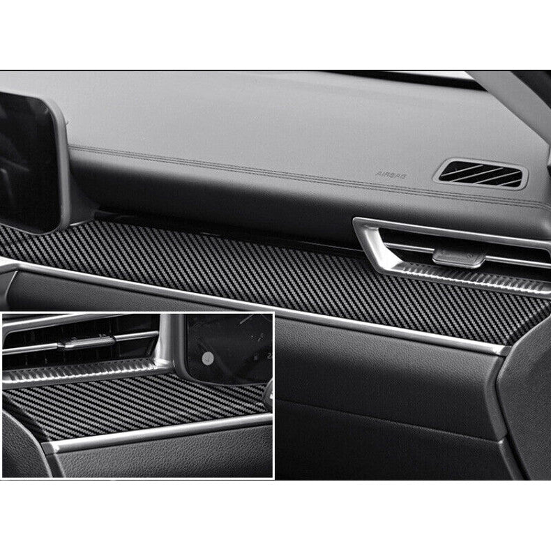 for Kia K5 2021-2023 Carbon Fiber interior Console Dashboard Stripe Cover Trim