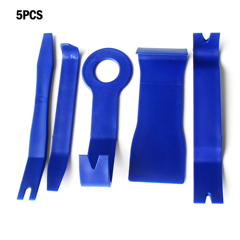 5x Car Door Clip Panel Trim Removal Tool Navigation Blades Disassembly Plastic