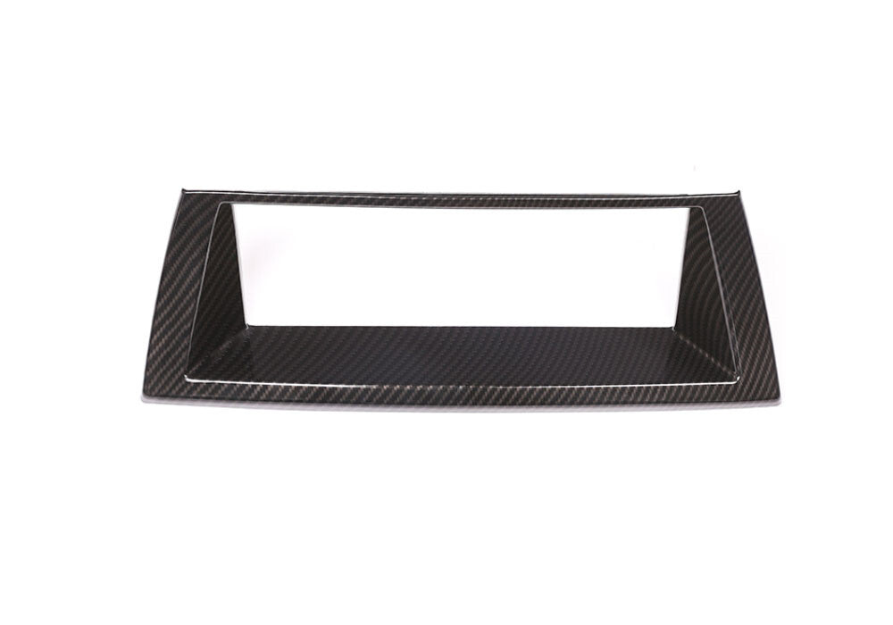 Carbon Fiber ABS GPS Navigation Panel Cover Trim for BMW X5 E70 X6 E71 2008-2013
