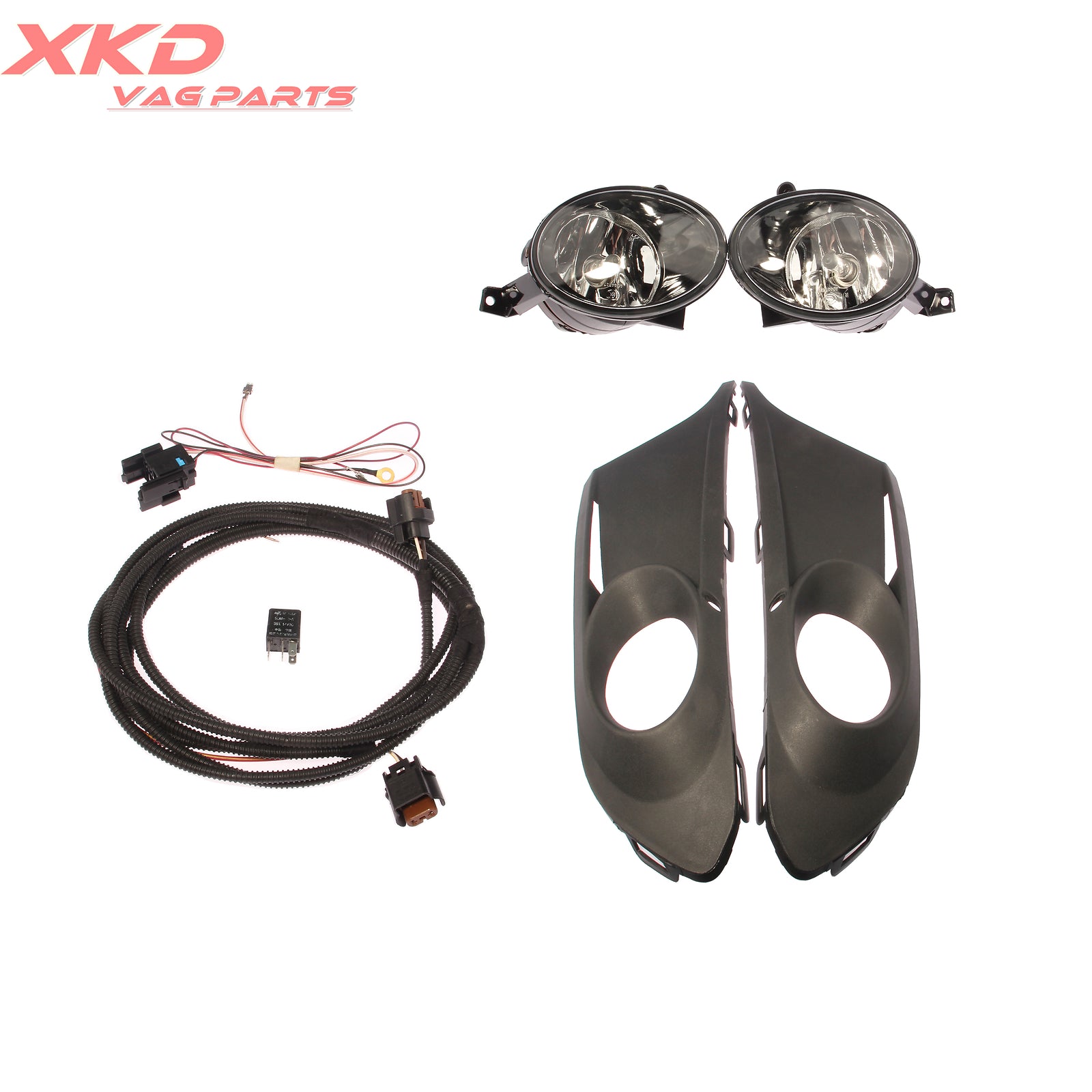 Fog light and dual grille complete kit for Volkswagen for Jetta MK6 5K0941699