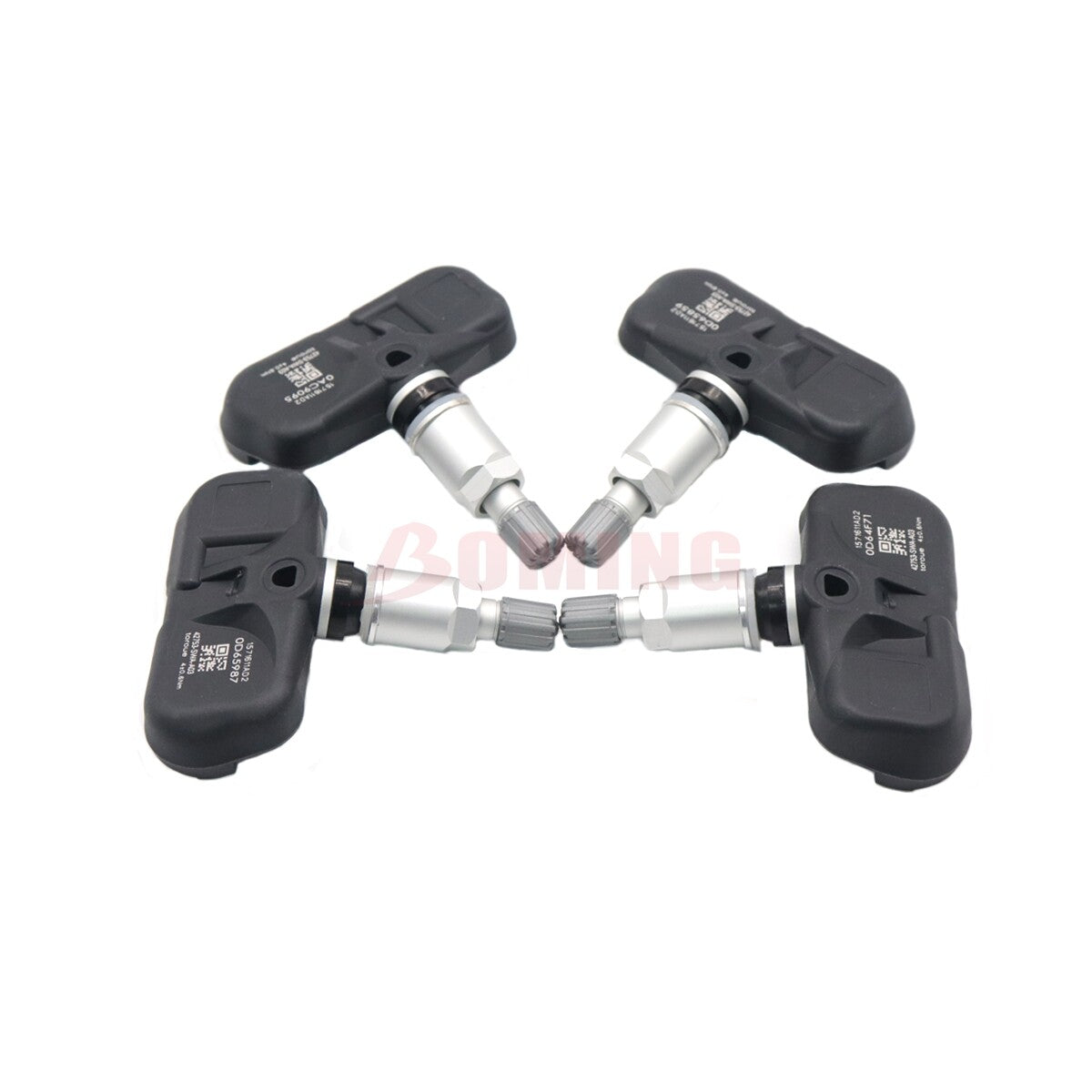 4-pack of new TPMS tire pressure sensors for Honda CR-V 42753-SWA-A02 42753-SWA-A03