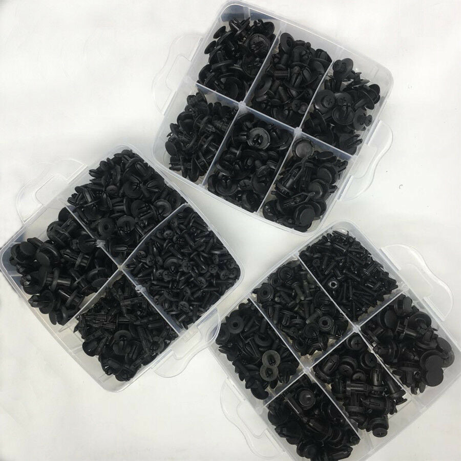 620x Boxed Mixed Car Door Bumper Panel Fender Retainer Push Rivet Fastener Clips