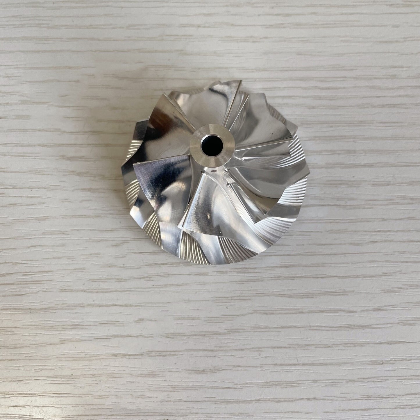 GT2872 47.00/63.00 mm 6+6 Blade Turbo Aluminum 2618/Burque Compressor Wheel