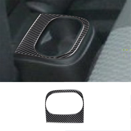 Rear Cup Holder Frame Trim Cover Carbon Fiber for Chevrolet COBALT 2005-2010