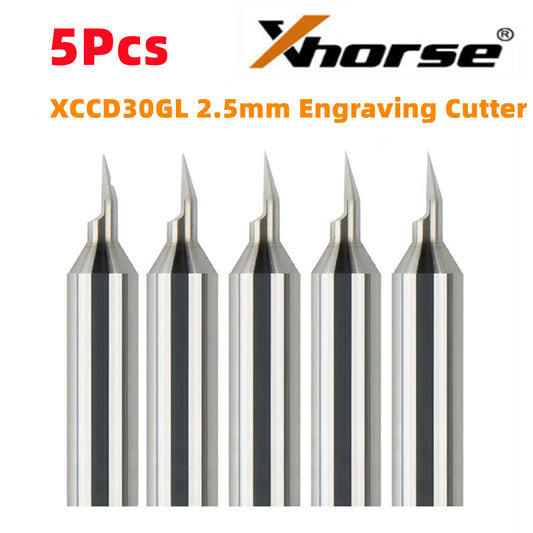 5Pcs 2.5mm Engraving Cutter XCCD30GL Work With Condor XC- for Mini Plus II