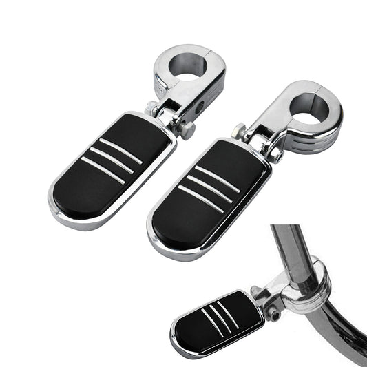 1.25Chrome Adjustable Highway Foot Peg Fit for Harley Touring Softail Sportster