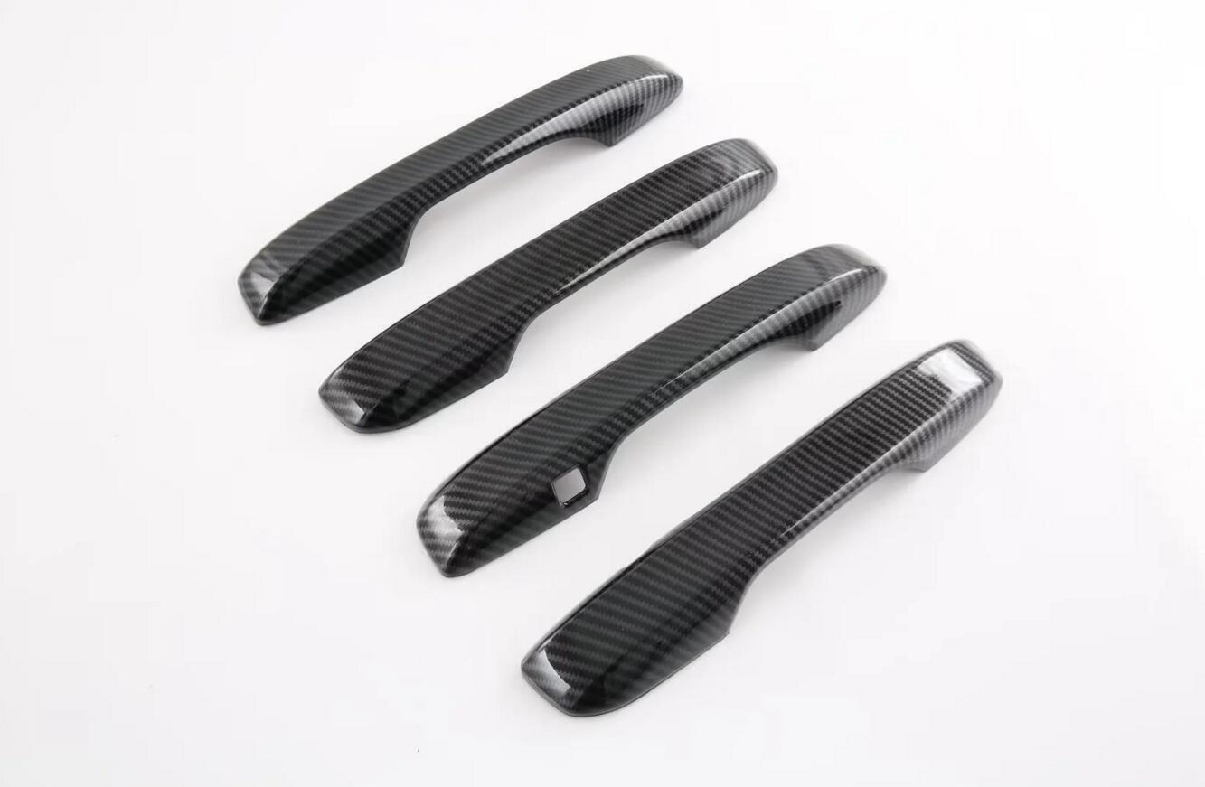 Carbon ABS Outer Door Handle Cover+Bowl Combo Trim for Honda HR-V [US] 2023-2024