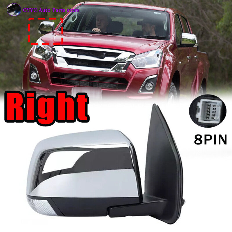 RH Side Door Wing Mirror Electrical Folding For 2012-2018 for ISUZU D-MAX DMAX