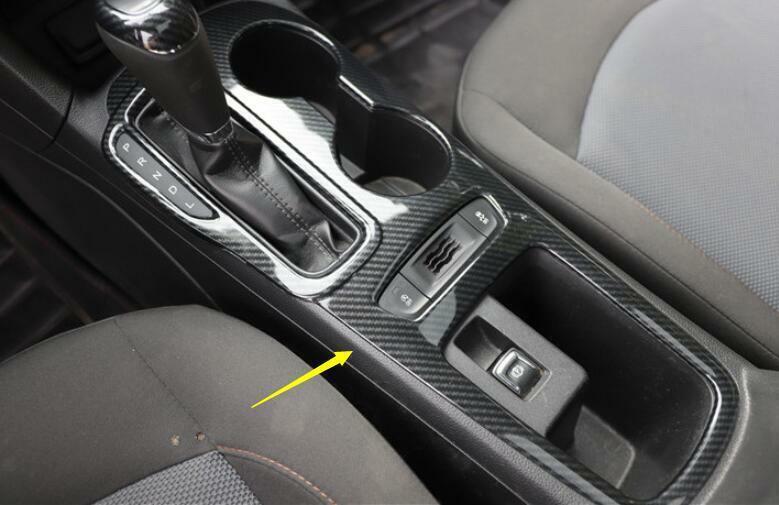 for Chevrolet for Cruze 16-19 Black Carbon Fiber Central Console Gear Shift Panel