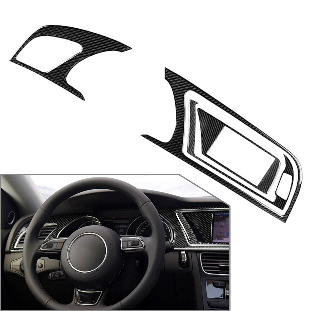 4 Pcs Interior Instrument Panel Cluster Meter Dashboard Trim for Audi A5 RS5 S5