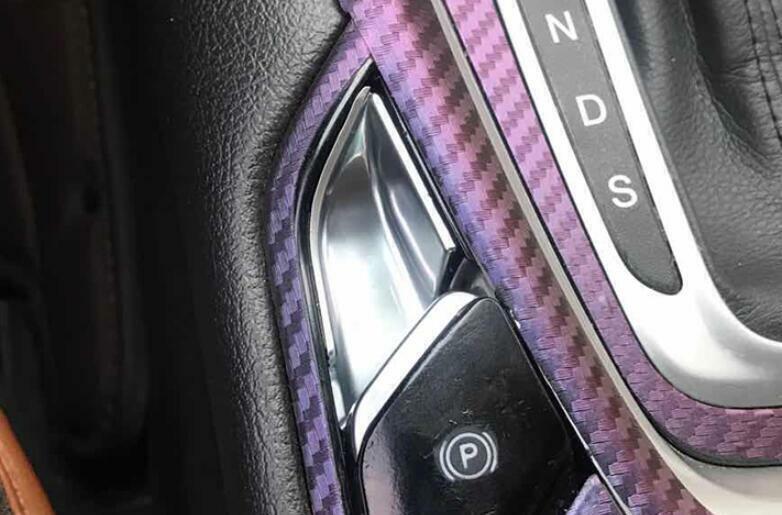 Fit for Ford Mondeo Fusion 13-16 Chrome Silver Console Electronic Handbrake Trim