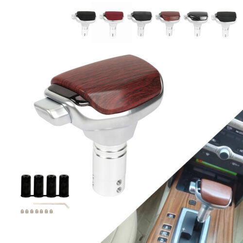 Universal JDM PU Leather Automatic AT Car Gear Stick Shift Knob Lever Shifter