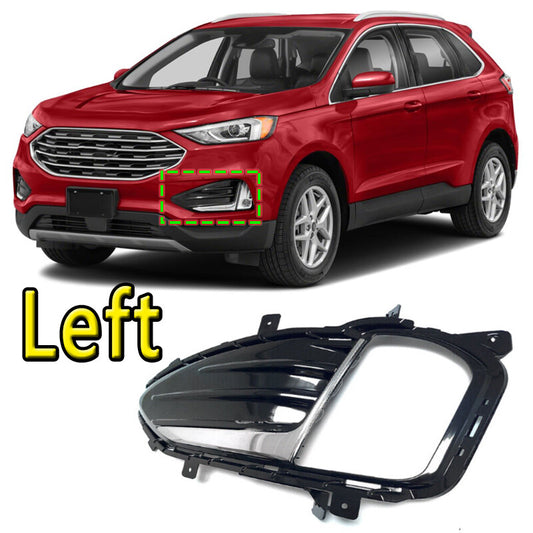 Front drive side bumper fog light cover bezel left for Ford Edge 2019 - 2022