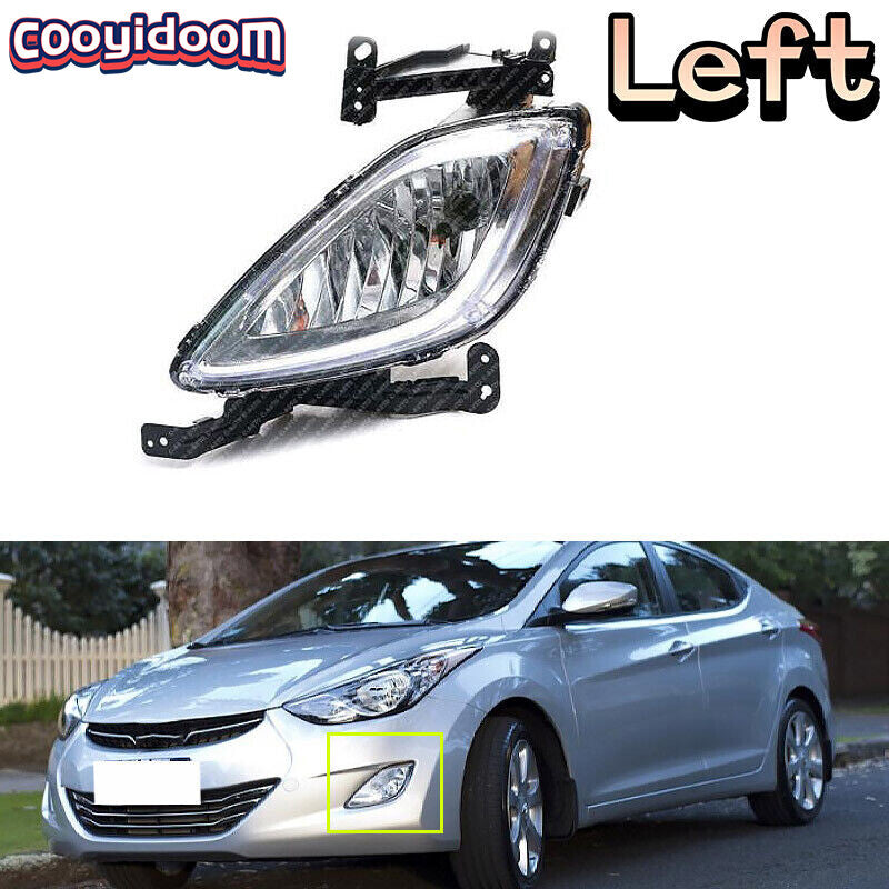 Left Front Bumper Fog Light Driver side for Hyundai for Elantra 2011 2012 2013