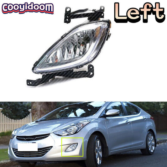 Left Front Bumper Fog Light Driver side for Hyundai for Elantra 2011 2012 2013