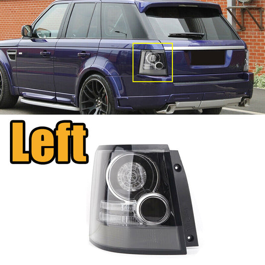 The left rear black taillight and brake light are for the for Land Rover for Range Rover Sport 2005 - 2013.