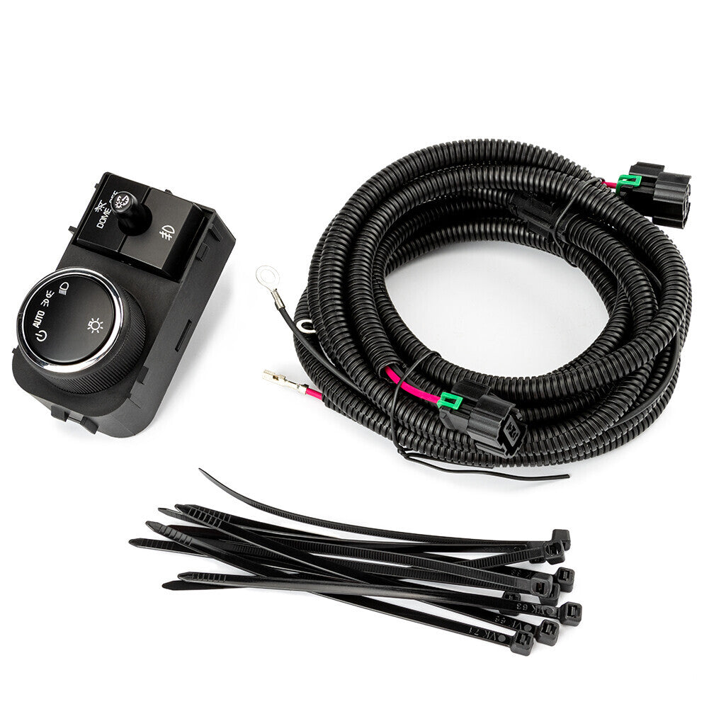 Fit For 07-14 for Chevy Silverado 07-13 for GMC for Sierra Fog Light Wiring Harness Switch