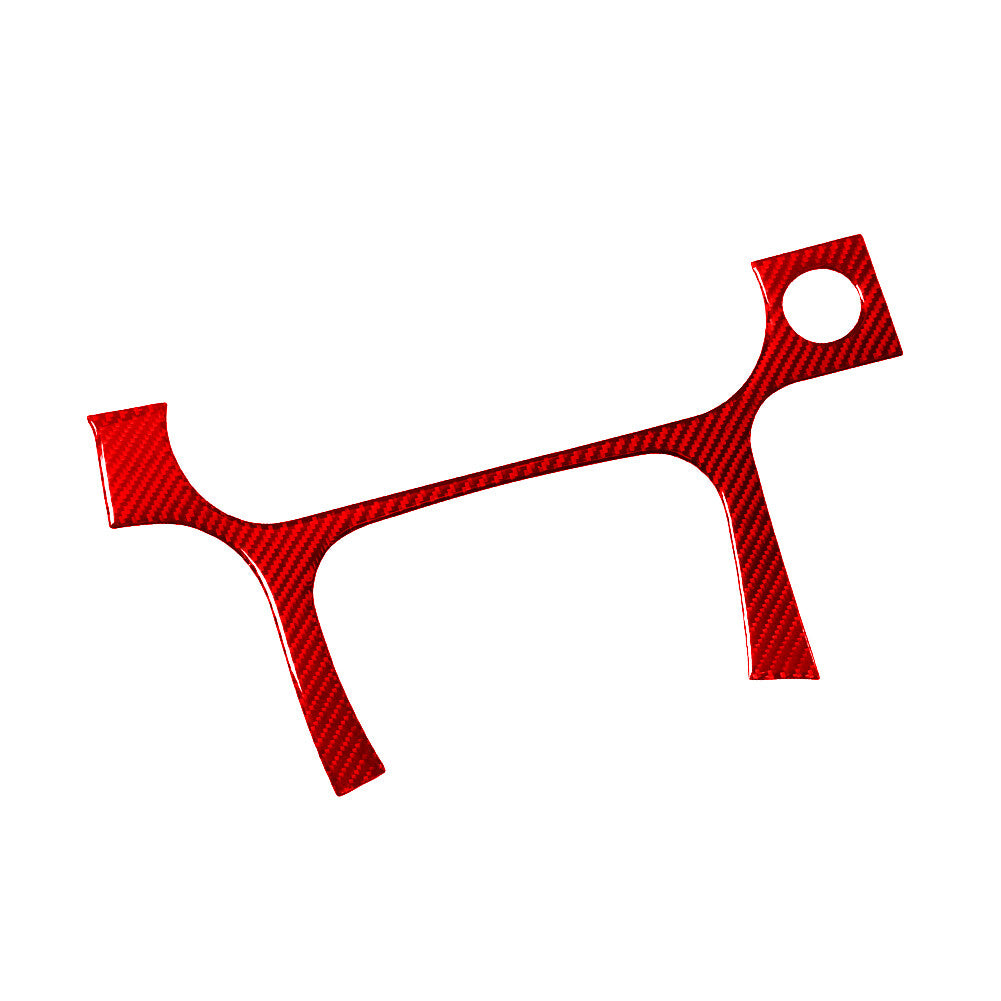 Red Carbon Fiber Front Speedometer Cover Trim For Discovery Sport 2015-2019