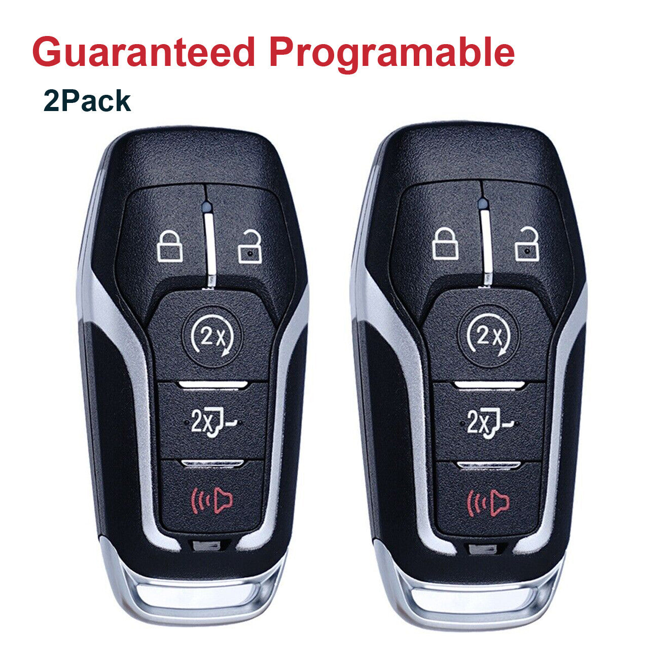 2-Pack Remote for Smart Keychains for 2015-2017 for Ford F150 F250 F350 F450 M3N-A2C31243300