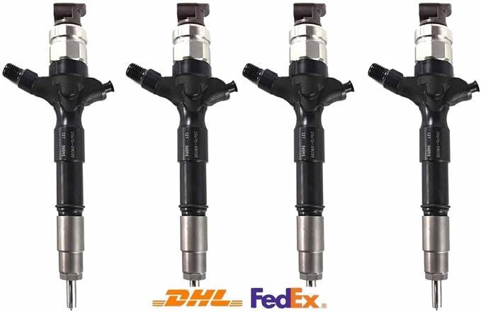 4X Fuel Injector 095000-8560 23670-30370 for Toyota HILUX VIGO 1KD-FTV 3.0L