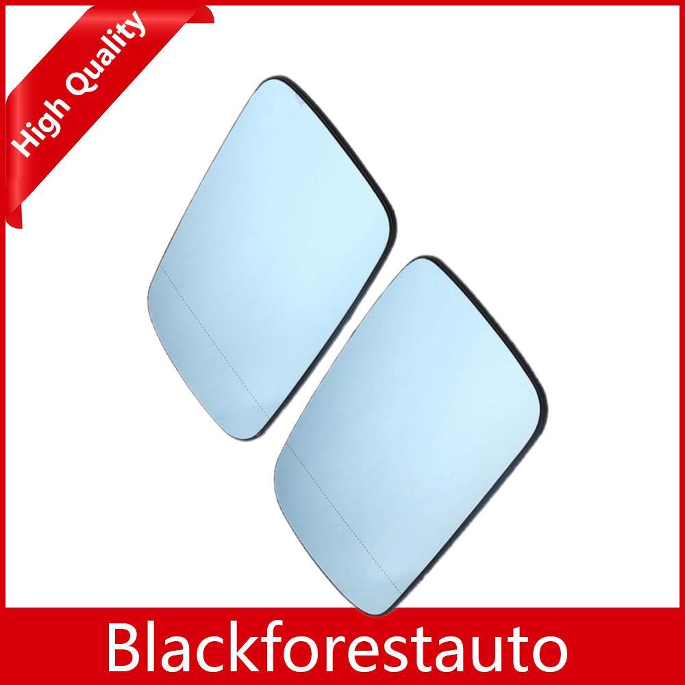 Blue Door Mirror Glass Heated Left Right Fit for BMW 3 7 Series E46 E65 E66