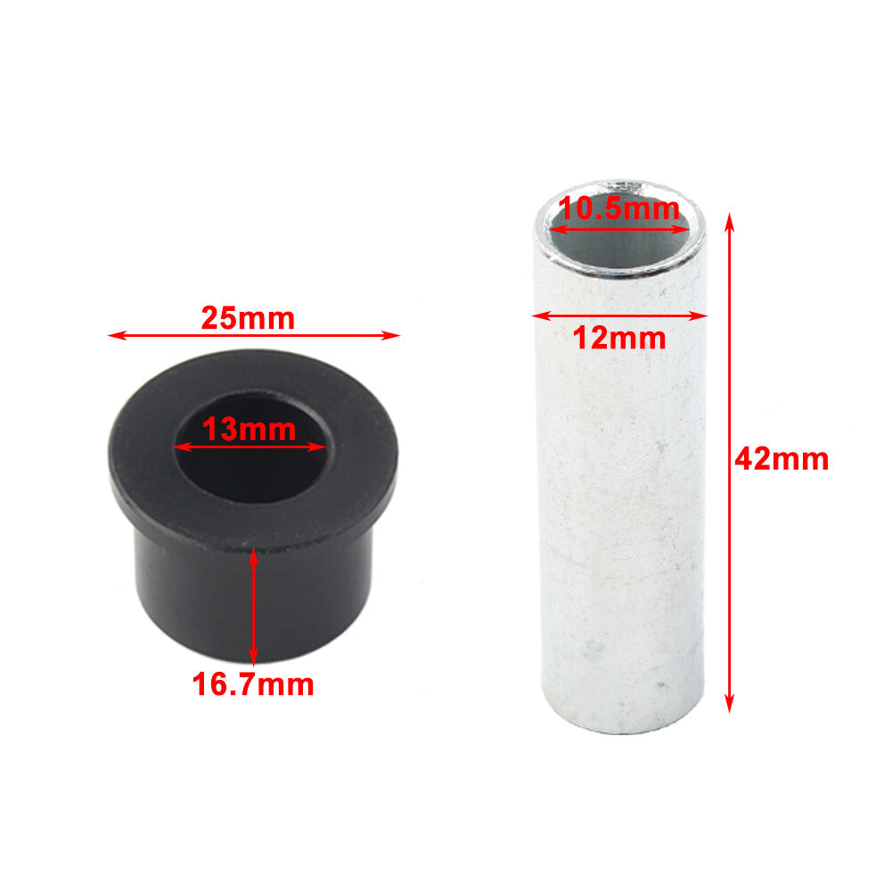 for Honda TRX400EX 1999-2008 07 TRX400X AR2-2 Black A-Arm Bushing BLK Delrin 16x