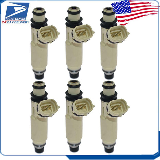 6PCS New Fuel Injectors 23250-20040 for 2008-2010 for Toyota Highlander 3.3L V6 US
