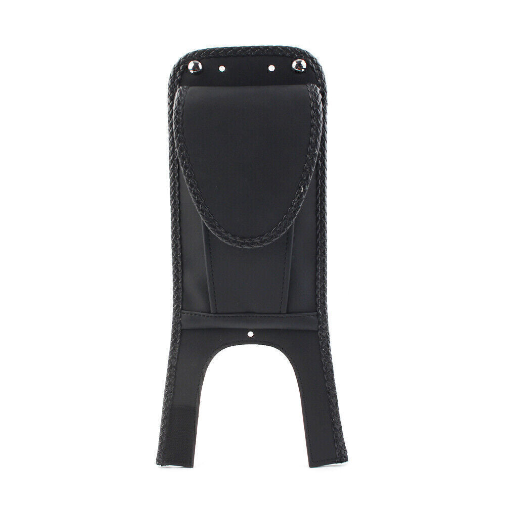 Black Tank Bib W/ Pouch for Harley Davidson Softail Fat Boy FXST FXSTB FLST