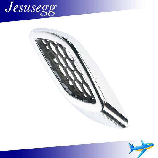 Right Side Fender Air Vent Outlet Cover Trim Fit for Maserati Levante Chrome