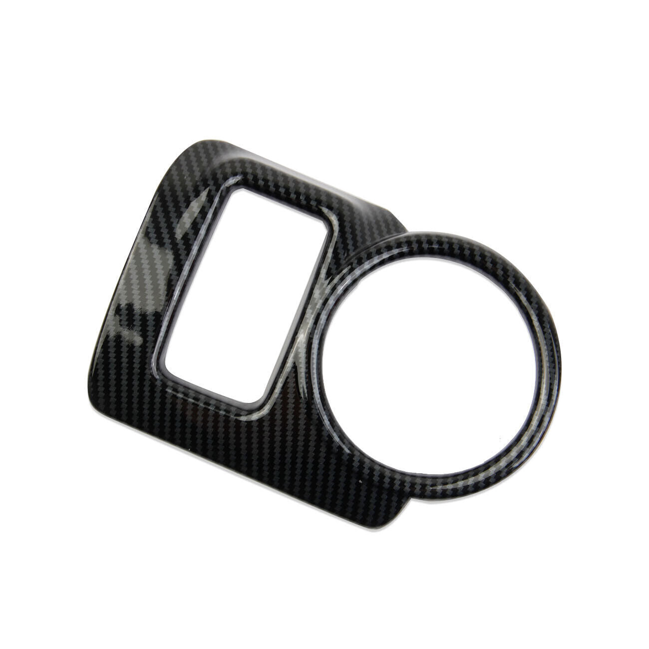 Carbon Fiber Indoor Central Control Cup Holder Cover Trim Fit for Nissan 370Z