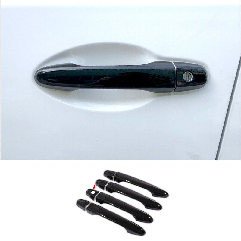 Outer Side Door Handle Cover Trim Glossy Black ABS for Honda CR-V CRV 2012-2016