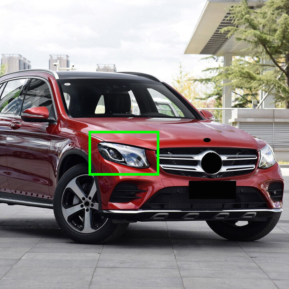 Fit for Mercedes Benz W253 GLC 2016-2019 Headlight Lens Cover Transparent Right