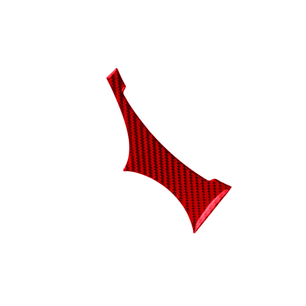 Red Carbon Fiber Lower Part Gear Shift Trim for BMW X3 2004-2010