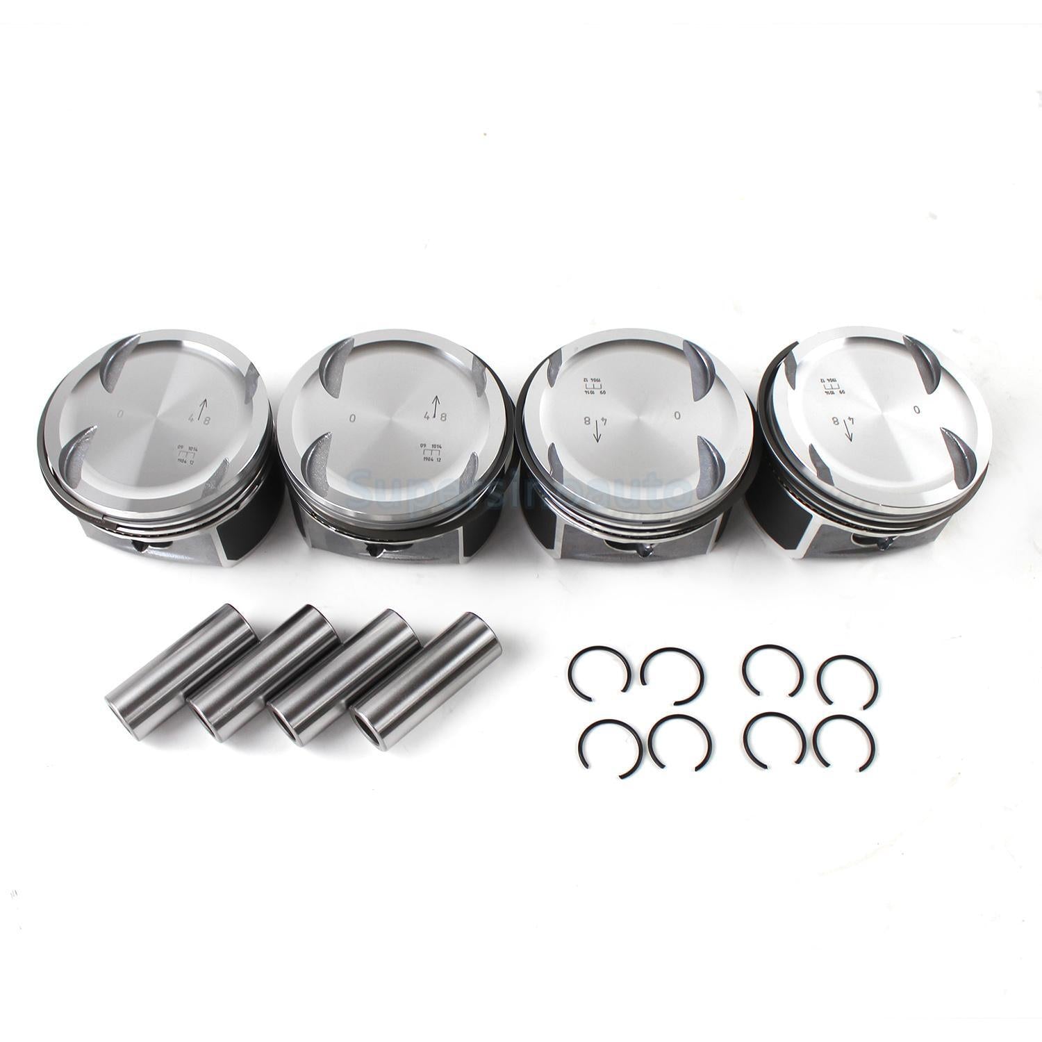 4pcs Pistons  Rings Set ¦µ82mm for 1.8L for Mercedes-Benz W203 W204 A209 C200K M271