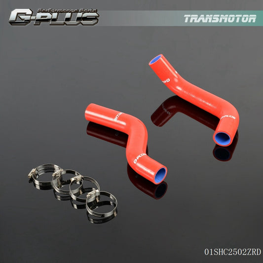 Suitable for Fiat Punto H6T Red Silicone Radiator Coolant Hose Clamp Kit