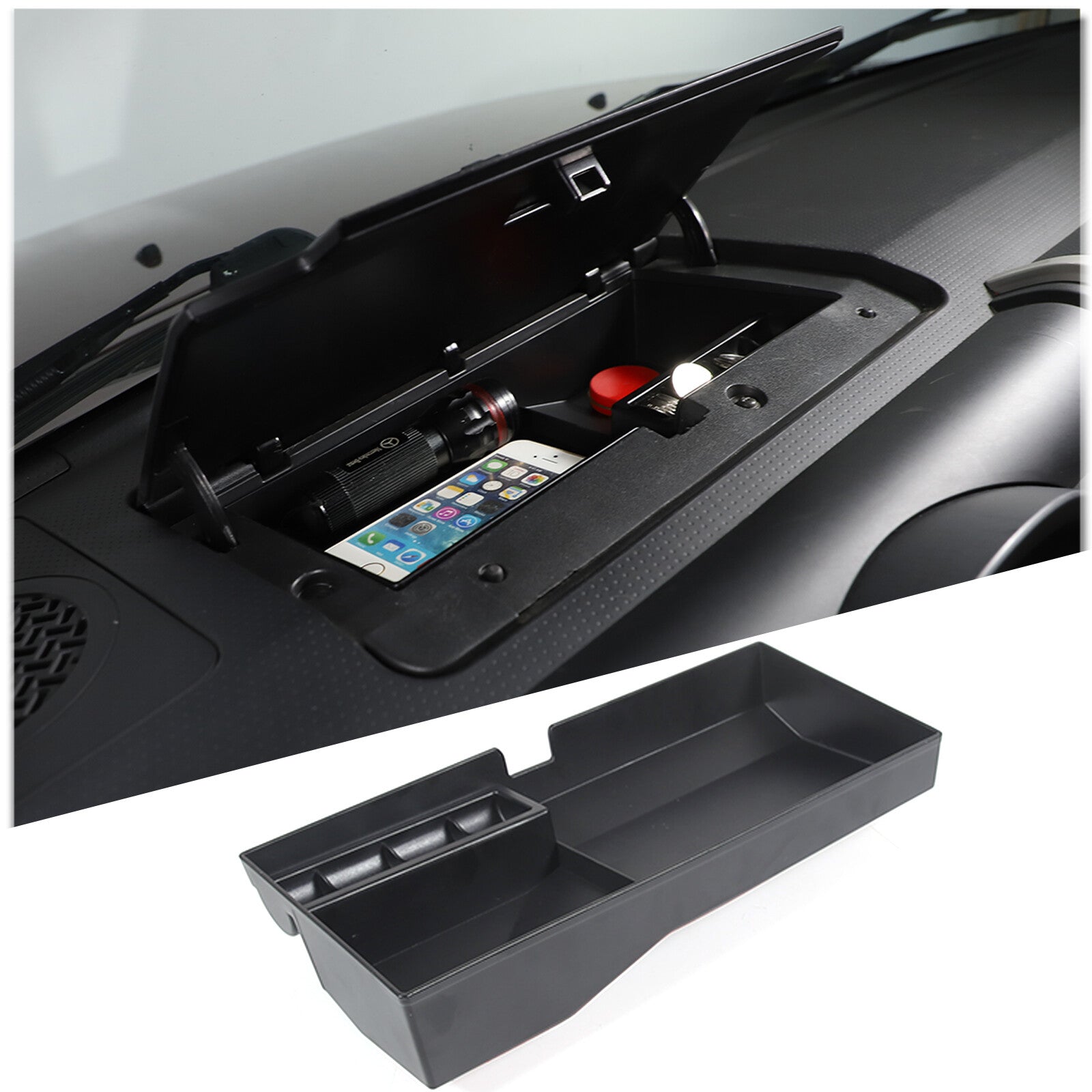 Orange interior dashboard air vent trim frame for the 2022 for Ford Maverick - 23